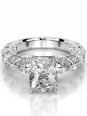 Best Brilliance Iseul Lab Grown Diamond Ring 18K white gold size 6